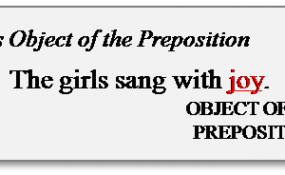 common noun object of the preposition