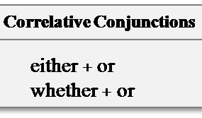 what is a correlative conjunction