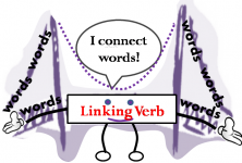 what is a linking verb connects
