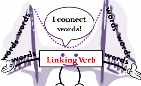 what is a linking verb connects