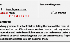 what is a sentence fragment and run on sentences